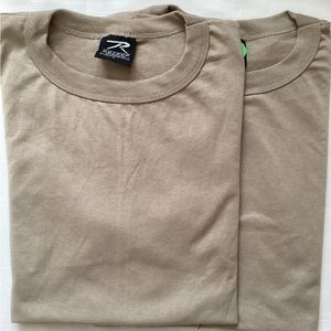 ROTHCO Bundle (2) military tee shirts NWT